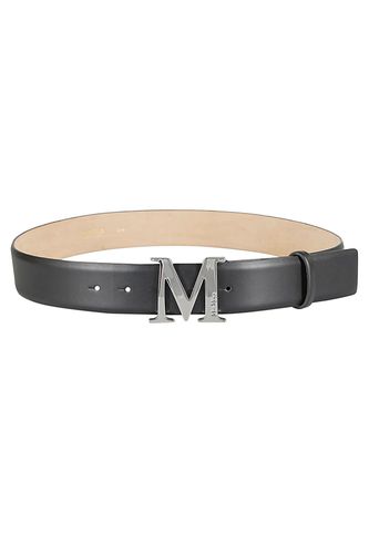 Max Mara Logo Plaque Buckled Belt - Max Mara - Modalova