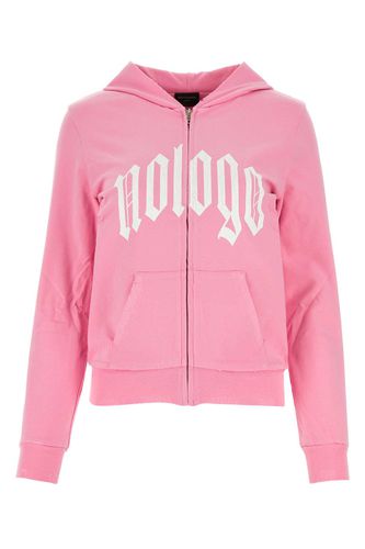 Pink Stretch Cotton Sweatshirt - Balenciaga - Modalova