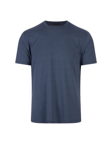 Silk And Cotton Basic T-shirt - Kiton - Modalova