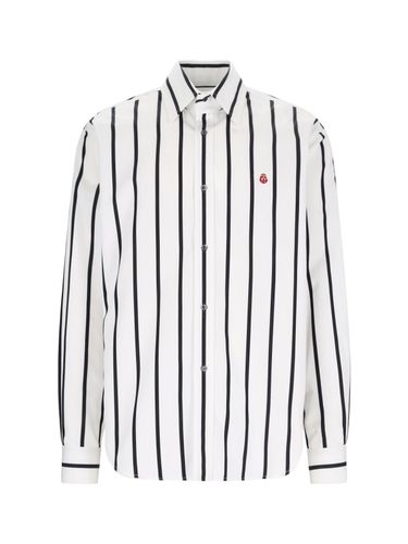 Skull Striped Shirt - Alexander McQueen - Modalova