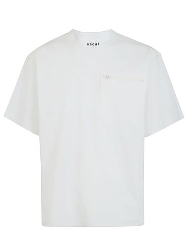 Seam-detailed Crewneck T-shirt - Sacai - Modalova