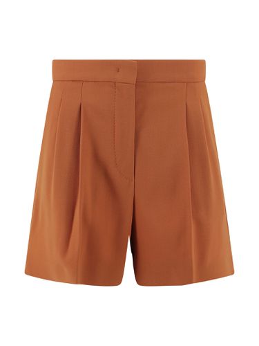 Max Mara Studio Wool Crepe Shorts - Max Mara Studio - Modalova