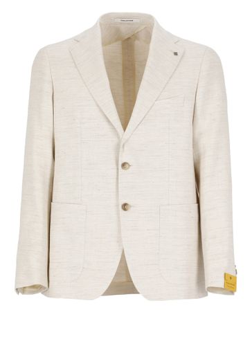 Tagliatore Linen And Cotton Jacket - Tagliatore - Modalova