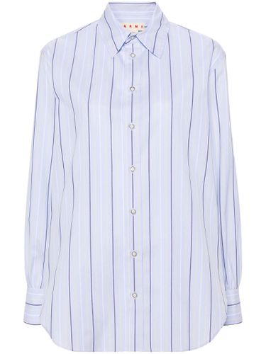 Marni Striped Organic Cotton Shirt - Marni - Modalova