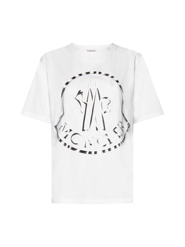 Logo Printed Crewneck T-shirt - Moncler - Modalova