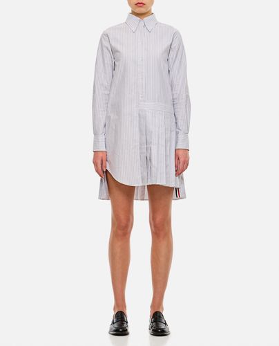 Oxford Stripe Oversized Shirtdress - Thom Browne - Modalova