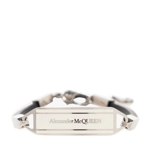 Logo Embroidered Plate Bracelet - Alexander McQueen - Modalova