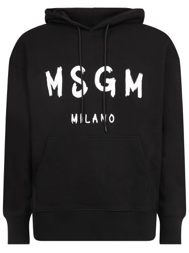 MSGM Logo Hoodie - MSGM - Modalova