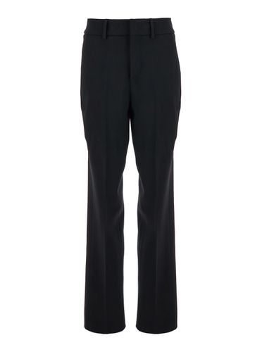 Jey Pants With Belt Loops In Stretch Wool Woman - The Seafarer - Modalova