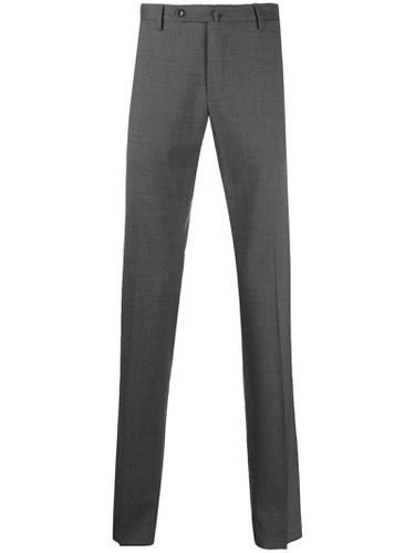 Grey Virgin Wool Slim-fit Tailored Trousers - Incotex - Modalova