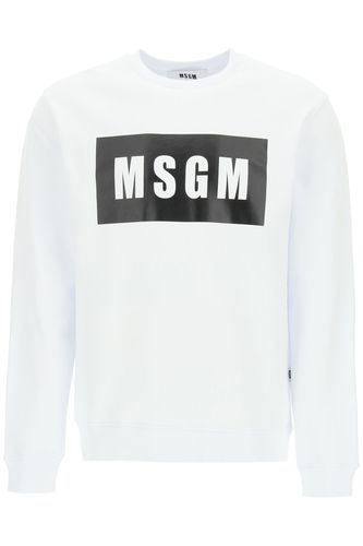 MSGM Logo Box Sweatshirt - MSGM - Modalova