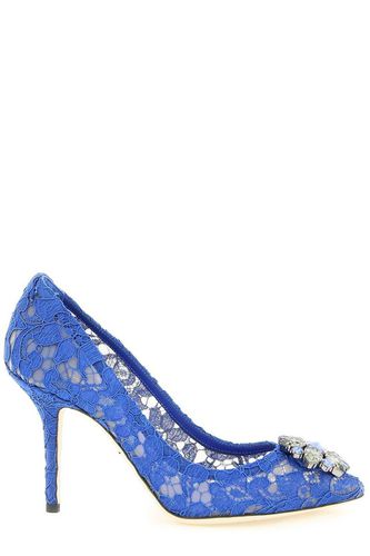 Taormina Lace Embellished Pumps - Dolce & Gabbana - Modalova