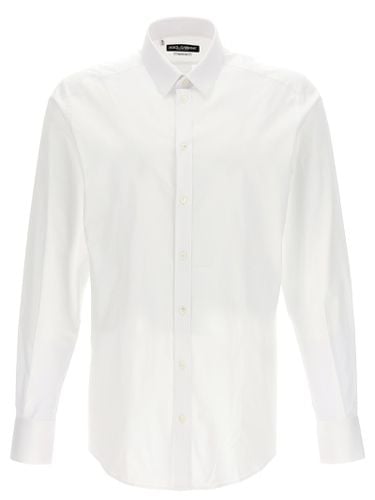 Gold Fit Cotton Shirt - Dolce & Gabbana - Modalova