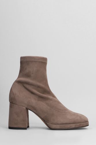 High Heels Ankle Boots In Suede - Fabio Rusconi - Modalova