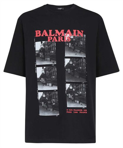 Balmain Logo Cotton T-shirt - Balmain - Modalova