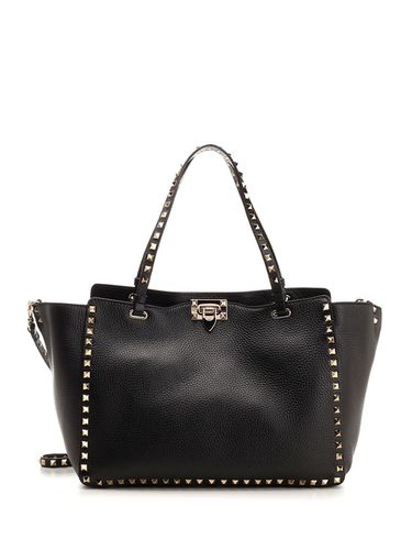 Garavani Rockstud Medium Top Handle Bag - Valentino Garavani - Modalova