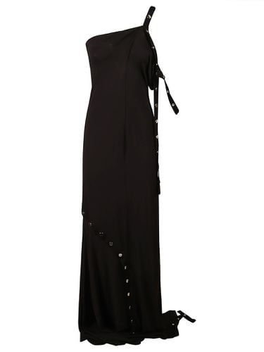 Studded Single Shoulder Long Dress - The Attico - Modalova