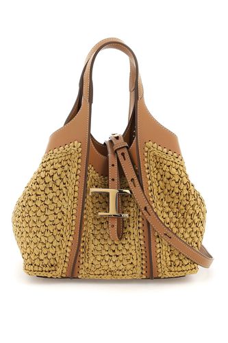 Raffia Mini T Timeless Handbag - Tod's - Modalova