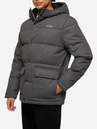 Wooly Hooded Down Jacket Baxter - MC2 Saint Barth - Modalova