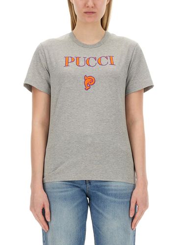 Pucci T-shirt With Logo - Pucci - Modalova