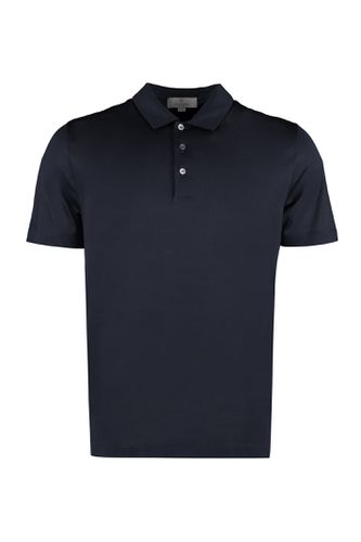 Short Sleeve Cotton Polo Shirt - Canali - Modalova
