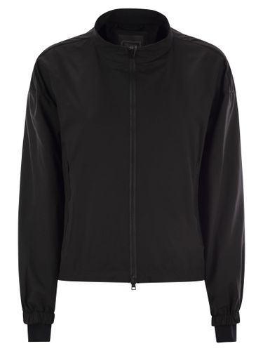 Laminar Bomber Jacket With Zip - Herno - Modalova