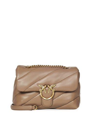 Classic Love Bag Puff Maxi Quilt Shoulder Bag - Pinko - Modalova