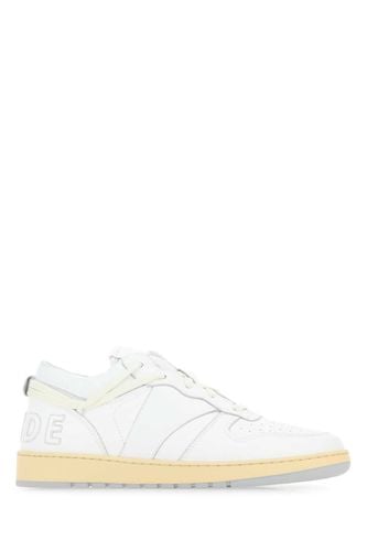 White Leather Rhecess Sneakers - Rhude - Modalova