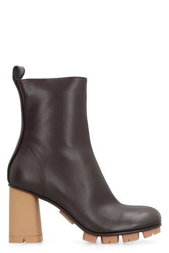 Shore Leather Ankle Boots - Bottega Veneta - Modalova