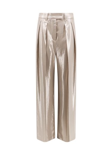 Laminated-effect Belt-looped Trousers - Brunello Cucinelli - Modalova