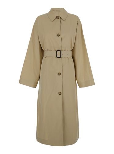 Trench Coat With Matching Belt In Cotton Blend Woman - Totême - Modalova