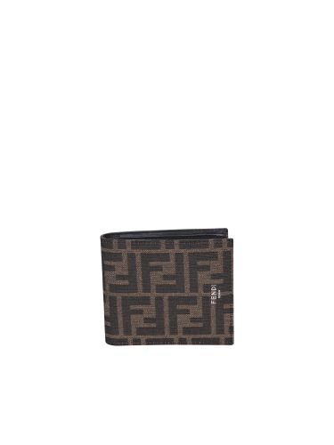 Fendi Brown Canvas Wallet - Fendi - Modalova