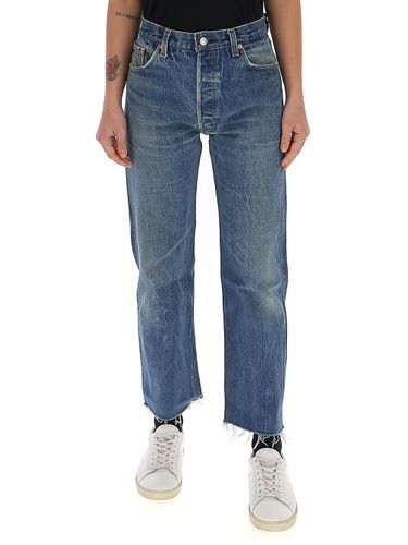 RE/DONE Faded Boyfriend Denim Jeans - RE/DONE - Modalova