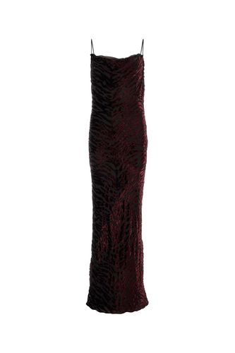 Printed Viscose Blend Long Dress - Saint Laurent - Modalova