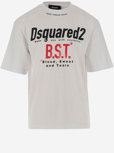 Dsquared2 Cotton T-shirt With Logo - Dsquared2 - Modalova