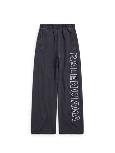 Baggy Outline Fleece Sweatpants - Balenciaga - Modalova