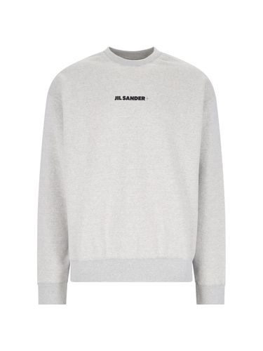 Logo Crew Neck Sweatshirt - Jil Sander - Modalova