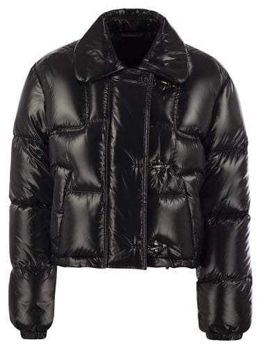 Fay 3 Hooks Cropped Down Jacket - Fay - Modalova