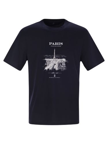 Paris T-shirt In Cotton Jersey - Brunello Cucinelli - Modalova