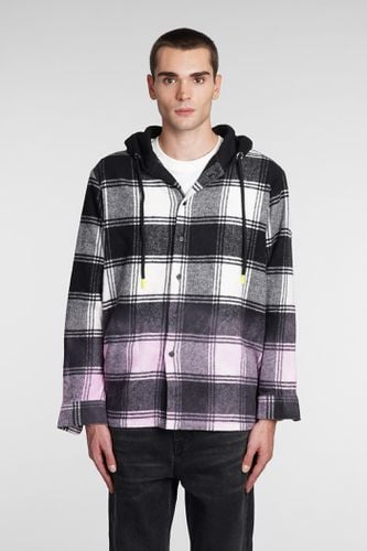 Flannel Shirt With Hood And Checked Pattern - Barrow - Modalova