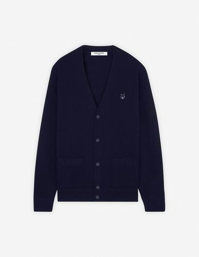 Bold Fox Head Patch Regular Cardigan In Lambswool - Maison Kitsuné - Modalova