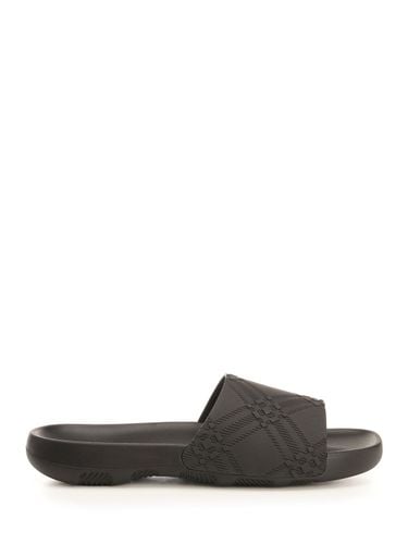 Burberry Checked Slip-on Slides - Burberry - Modalova