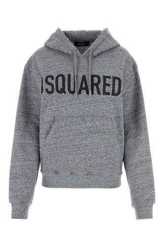 Melange Cotton Sweatshirt - Dsquared2 - Modalova