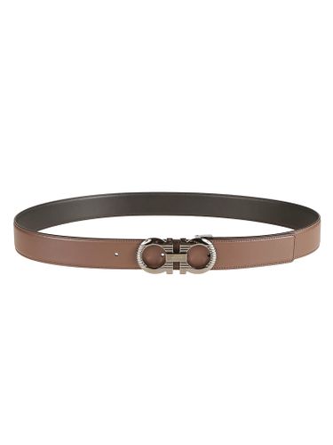 Ferragamo Double Logo Buckle Belt - Ferragamo - Modalova