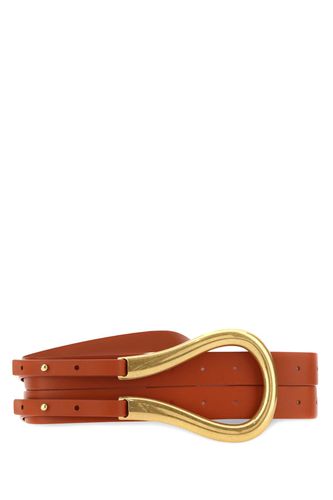 Bottega Veneta Caramel Leather Belt - Bottega Veneta - Modalova