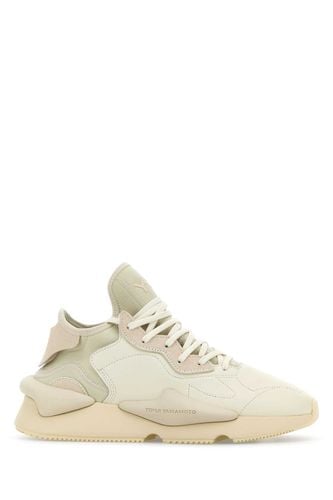 Sand Fabric And Leather Kaiwa Sneakers - Y-3 - Modalova