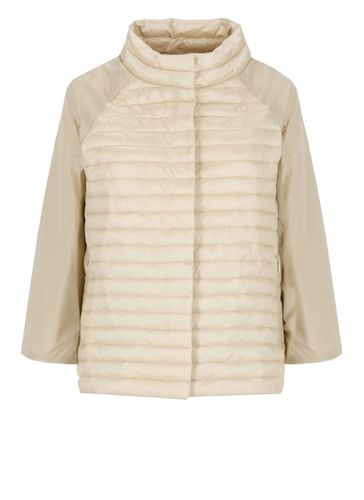 Padded And Quilted Jacket With Logo - Save the Duck - Modalova