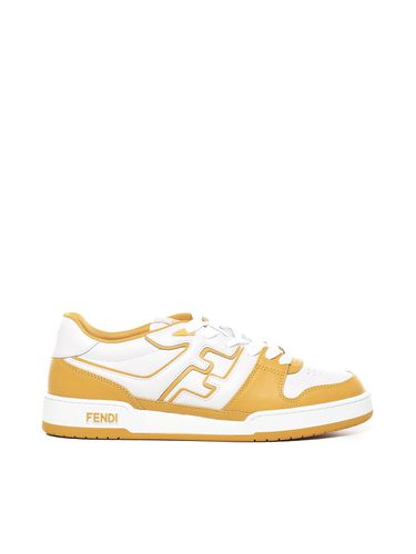 Two-tone Leather Match Sneakers - Fendi - Modalova