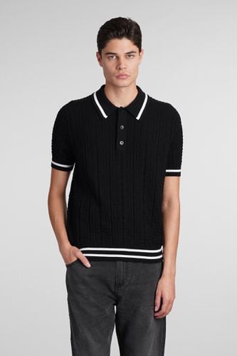 Balmain Polo In Black Wool - Balmain - Modalova