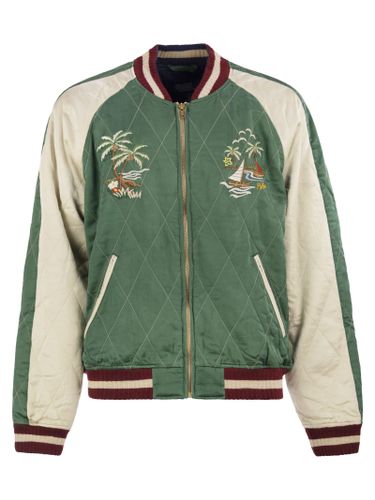 Embroidered Satin Jacket - Polo Ralph Lauren - Modalova